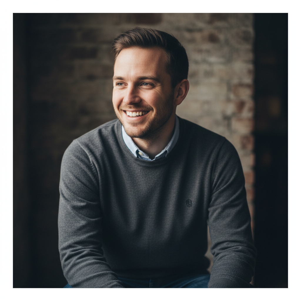 Portrait of a smiling young man